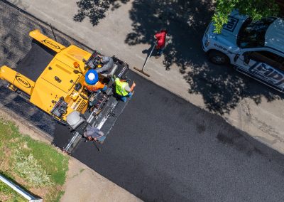 Custom asphalt paving project by MD Asphalt Co.